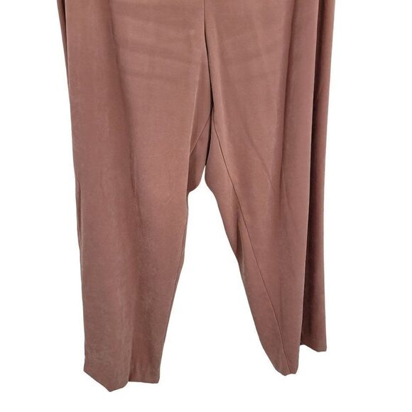 Vintage Pant Set 2pc 18 Pink Long Sleeve Grommet Zip Blazer High-rise Tapered - Picture 14 of 17